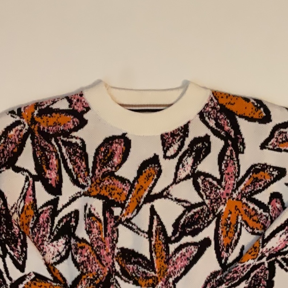 HUGO BOSS Fargareta Floral Intarsia Sweater - Picture 8 of 15